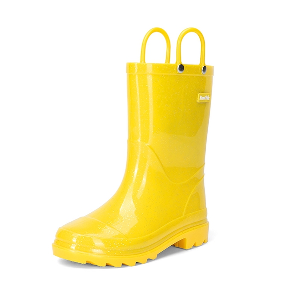 Kids’ Ombre Waterproof Rain Boots - YELLOW -  0