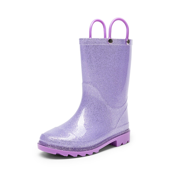 Kids’ Ombre Waterproof Rain Boots - PURPLE -  0