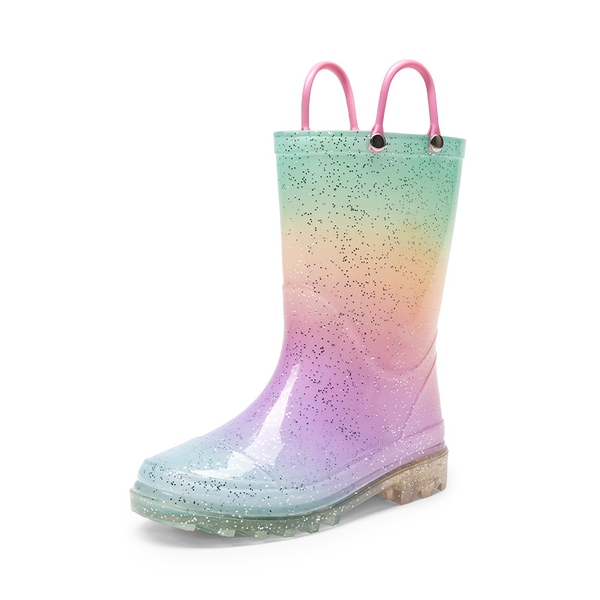 Kids’ Ombre Waterproof Rain Boots - RAINBOW -  0