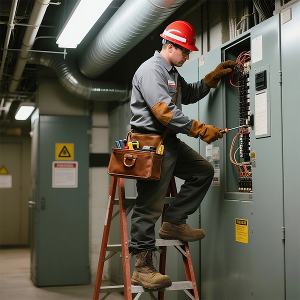 Men’s Nano Composite Toe Electrical Hazard Work Boots - COYOTE - 6