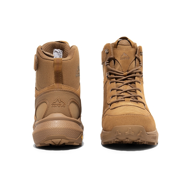 Men’s Wide-Fit Zip-Up Hiking Boots - COYOTE - 5