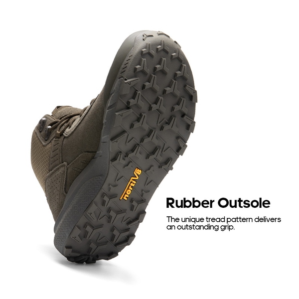 Men's Waterproof Military Tactical Work Boots - COFFEE - 4