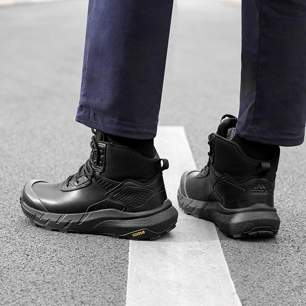 Men’s Breathable Waterproof Tactical Work Boots - BLACK - 7