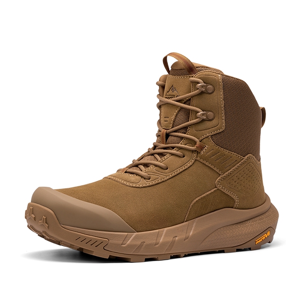 Men’s High-Top Waterproof Tactical Work Boots - COYOTE -  0