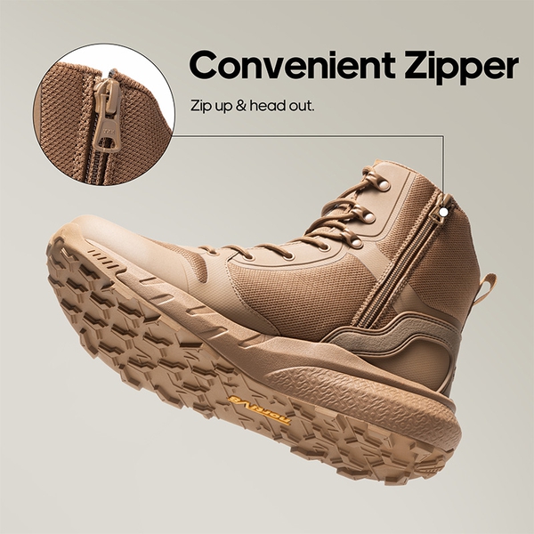 Men’s Quick-Deployment Breathable Tactical Boots - COYOTE - 3