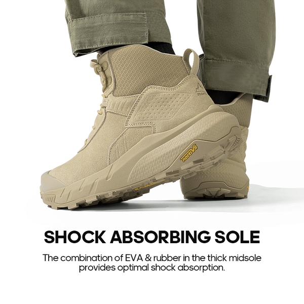 Men’s Breathable Waterproof Tactical Work Boots - SAND - 1