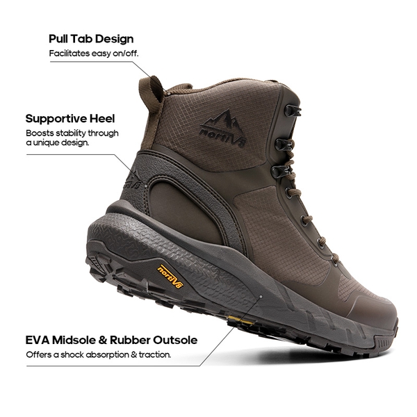 Men's Lightweight Military Tactical Boots - BROWN - 1