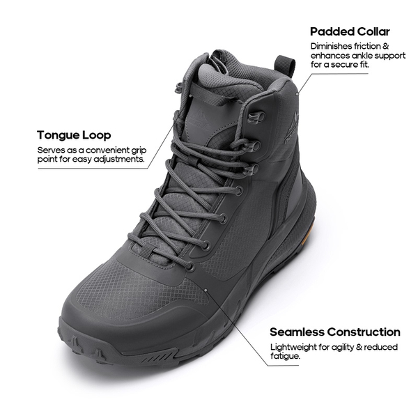 Men's Lightweight Military Tactical Boots - GREY - 2