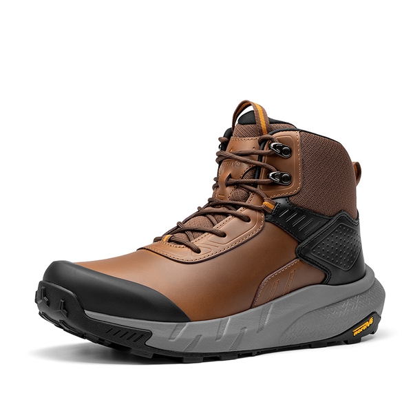 Men's Waterproof Military Tactical Work Boots - BROWN -  0