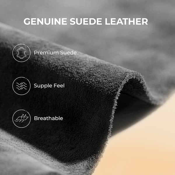 [FuzzyClassic Platform Mini Boot] Suede Platform Ankle Snow Boots - GREY - 4