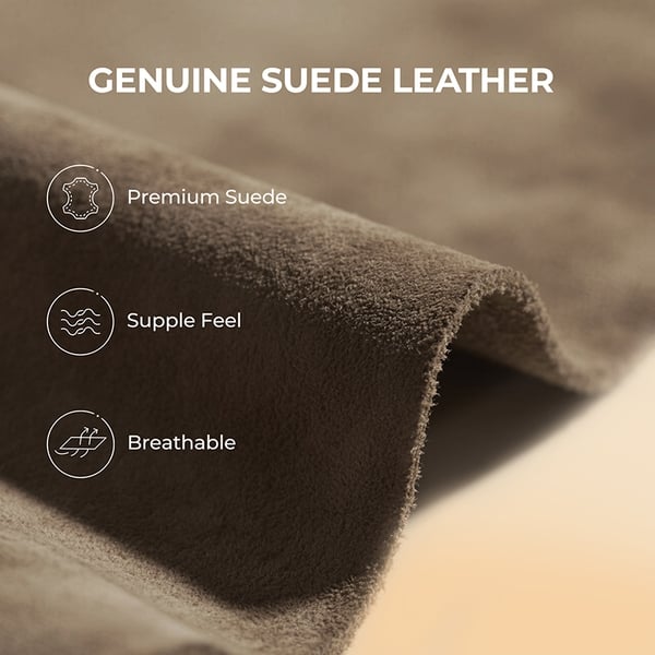 [FuzzyClassic Platform Mini Boot] Suede Platform Ankle Snow Boots - TAUPE - 4