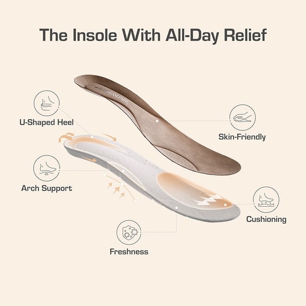 Comfortable Low-Heel Memory Foam Pumps - TAN - 3