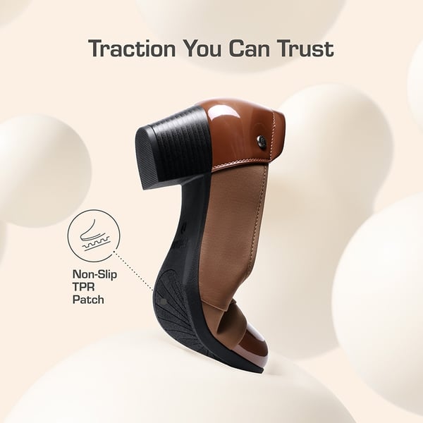 Comfortable Low-Heel Memory Foam Pumps - TAN - 4