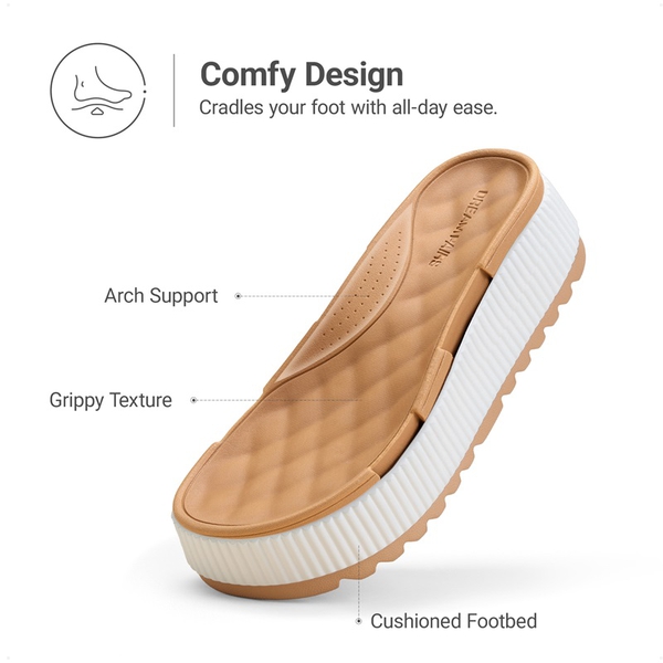 Comfortable Summer Beach Wedge Sandals - WHITE - 5