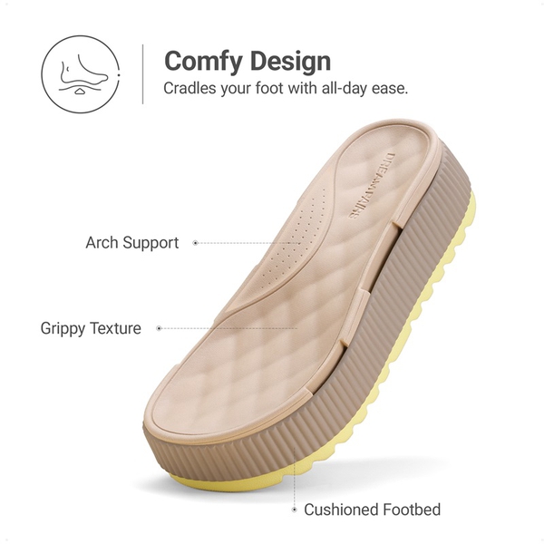 Comfortable Summer Beach Wedge Sandals - SAND - 5