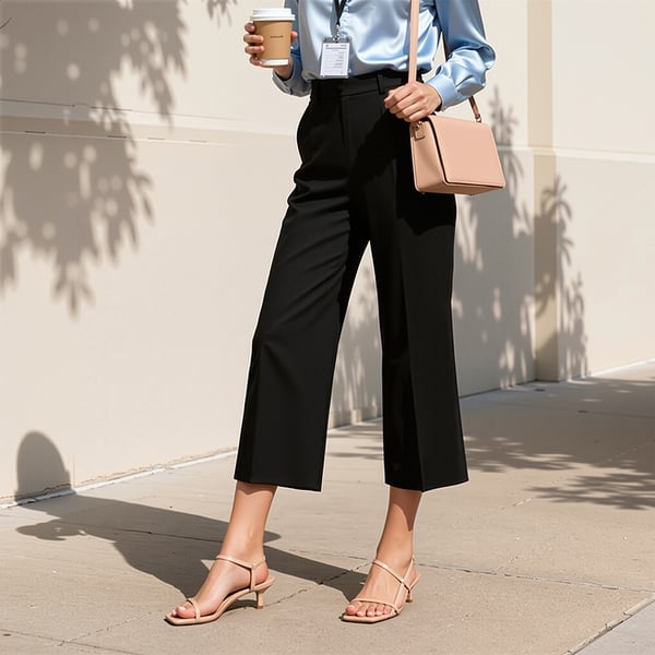 Women’s Kitten Heels with Crossover Straps - NUDE - 2