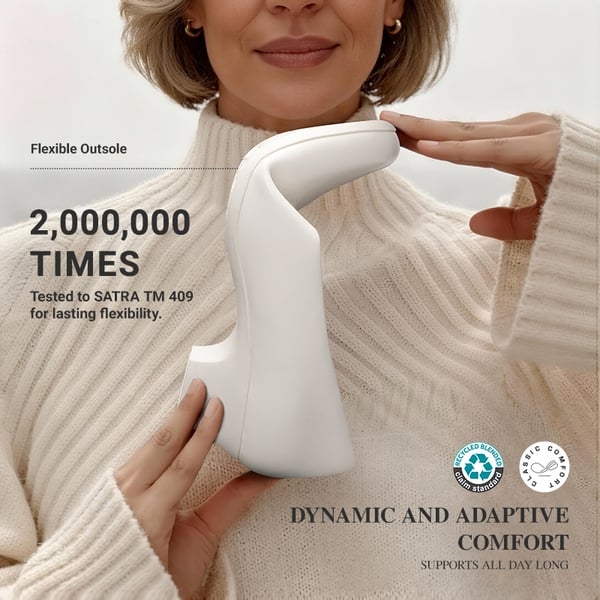 Ascenda Counsel Round-Toe Low Block Heel Pumps - WHITE - 5