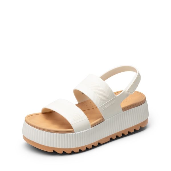 Comfortable Summer Beach Wedge Sandals - WHITE -  0