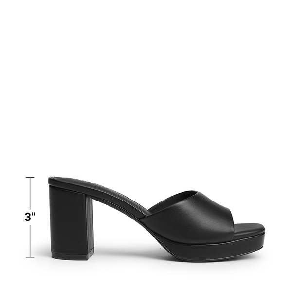 Dreamy Y2K Platform Heels with Square Toe - BLACK - 3
