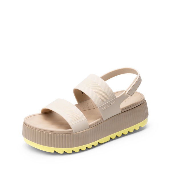 Comfortable Summer Beach Wedge Sandals - SAND -  0
