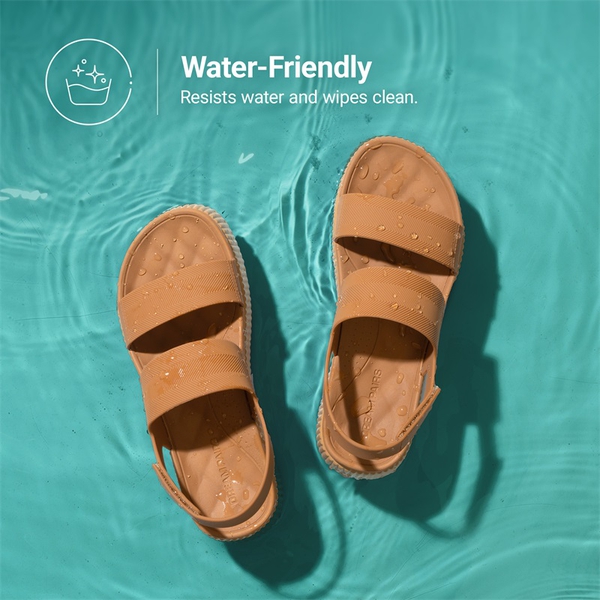Comfortable Summer Beach Wedge Sandals - CAMEL - 8
