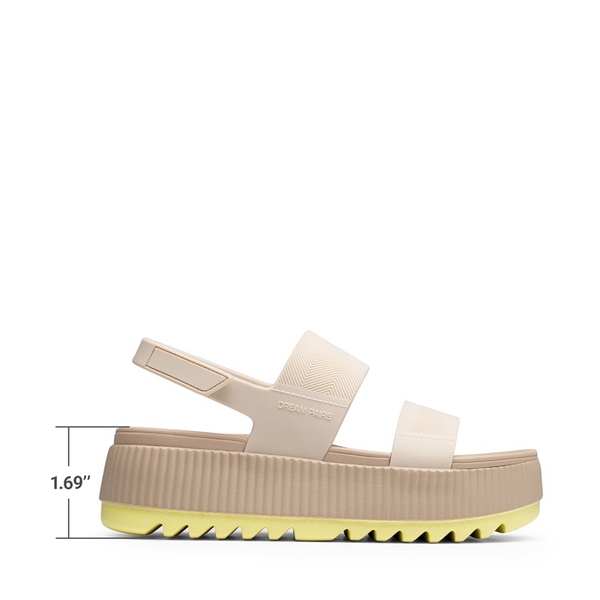 Comfortable Summer Beach Wedge Sandals - SAND - 3