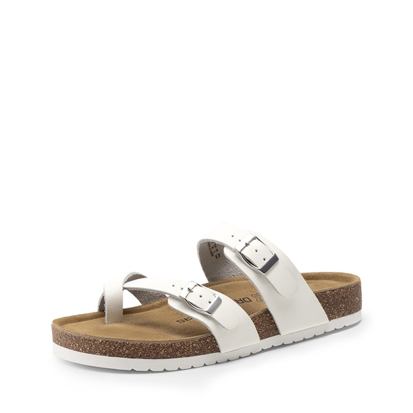 Women’s Slip-On Sandals with Arch Support - WHITE -  0