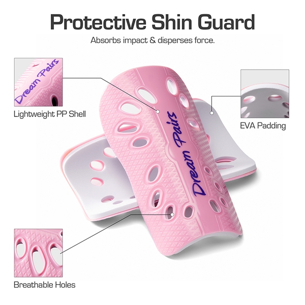 Kids Non-Slip TPU Outsole Soccer Shoes - PINK/PURPLE - 4