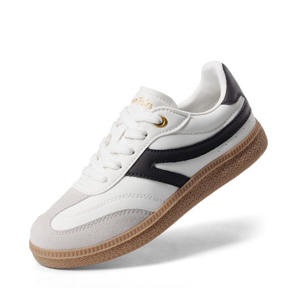 Kids Faux Suede Toe Cap Soccer Cleats - WHITE -  0