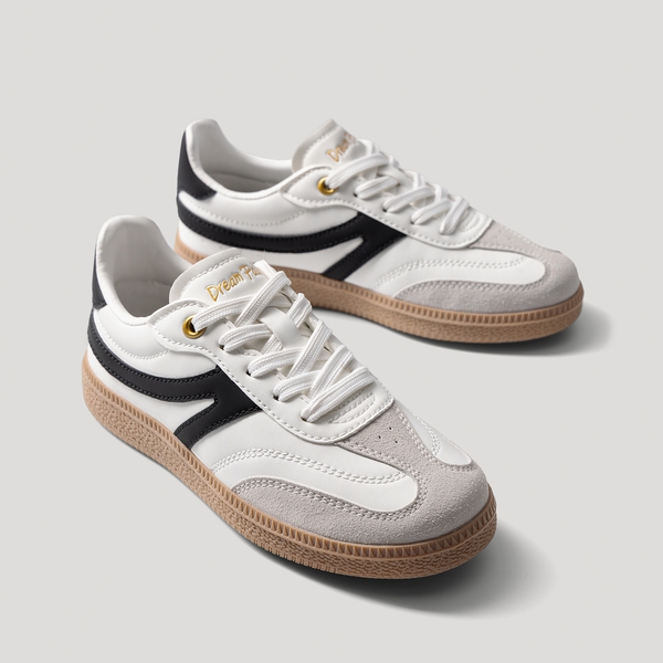 Kids Faux Suede Toe Cap Soccer Cleats - WHITE - 5