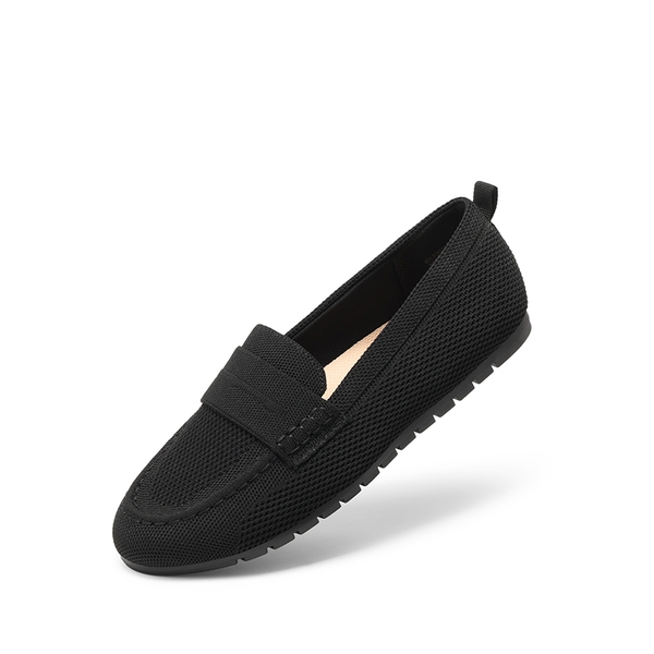 All-day Comfort Fashionable Slip-on Loafers - BLACK - 3