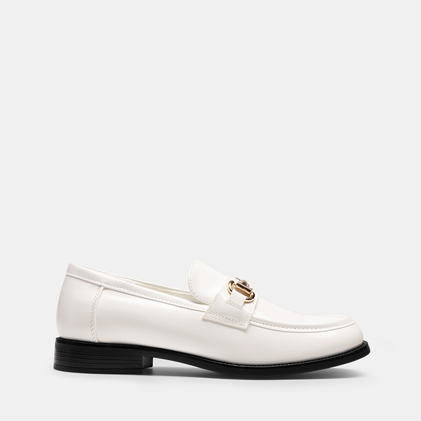 Women's Casual Dressy Loafers - WHITE - 3