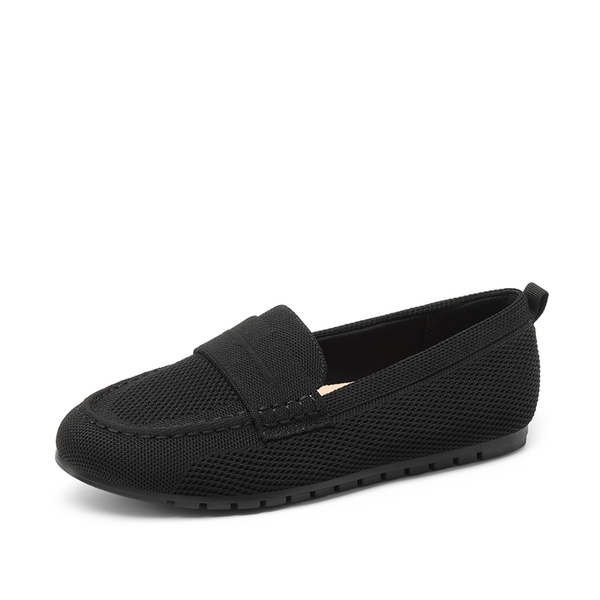 All-day Comfort Fashionable Slip-on Loafers - BLACK -  0