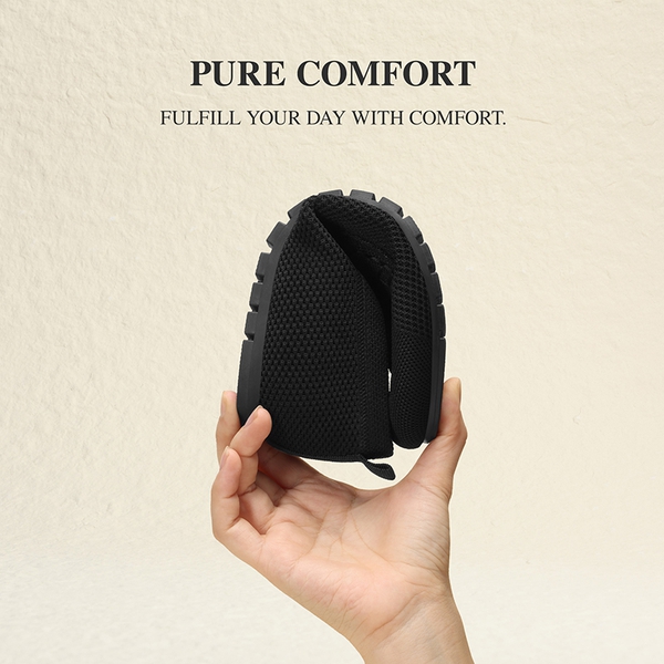All-day Comfort Fashionable Slip-on Loafers - BLACK - 7