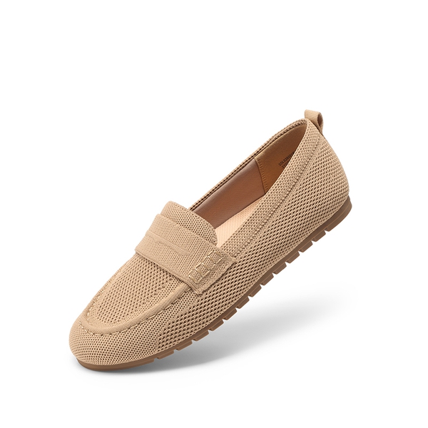All-day Comfort Fashionable Slip-on Loafers - NUDE - 3
