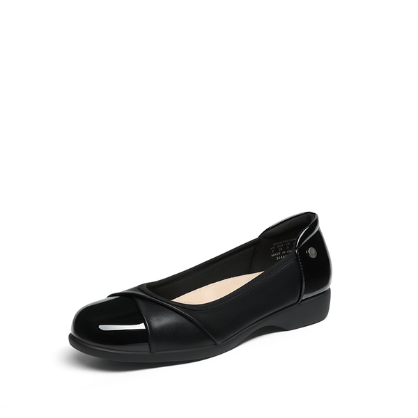 Ascenelle Women’s Comfortable Flats with Arch Support - BLACK -  0
