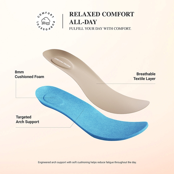 Women’s Wide-Sole Mary Jane Flats - NUDE - 6