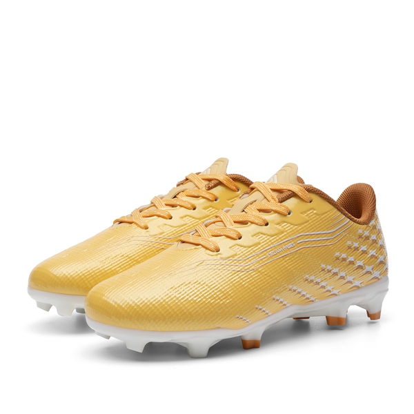 Kids’ Soccer Cleats with Three-Zone Studs - YELLOW - 2