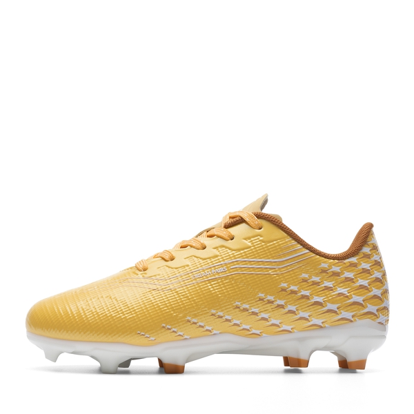 Kids’ Soccer Cleats with Three-Zone Studs - YELLOW - 1