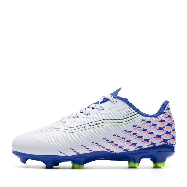 Kids’ Soccer Cleats with Three-Zone Studs - WHITE - 1