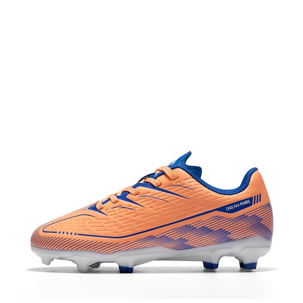 Lightweight Three-Zone Stud Kids' Soccer Cleats for Boys & Girls - ORANGE - 1