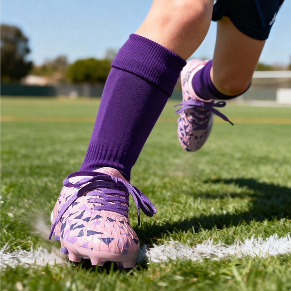 Kids’ Soccer Cleats for Boys & Girls - PINK/PURPLE - 9