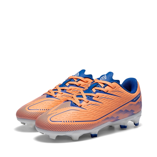 Lightweight Three-Zone Stud Kids' Soccer Cleats for Boys & Girls - ORANGE - 2