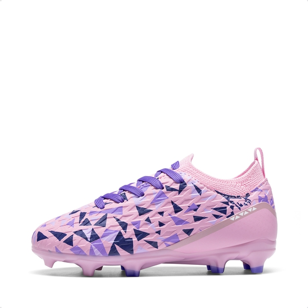 Kids’ Soccer Cleats for Boys & Girls - PINK/PURPLE - 1