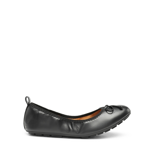 Women’s Wide-Toe Ballet Flats with Arch Support - BLACK - 2
