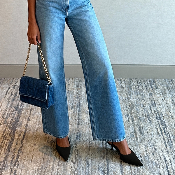 Women’s Pointed Toe Kitten Heels - BLACK-SUEDE - 2