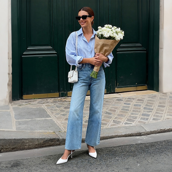 Women’s D'Orsay Pointed Toe Slingback Stiletto Heels - WHITE - 1