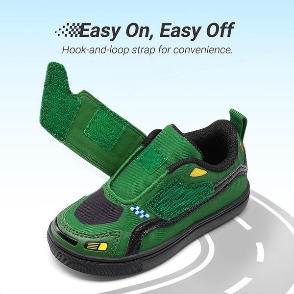 Toddler Boys’ Shoes with Hook-and-Loop Closure - GREEN - 3