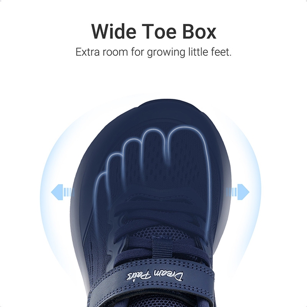 Kids’ Wide Toe Box Running Shoes - DARK BLUE - 2