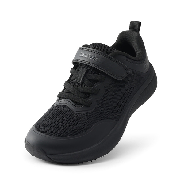 Kids’ Wide Toe Box Running Shoes - BLACK -  0
